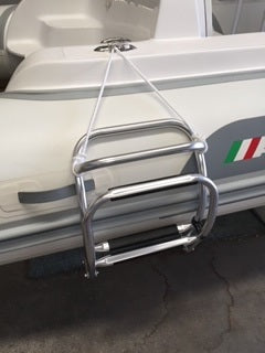 3 Step Folding Aluminium Ladder for Inflatables
